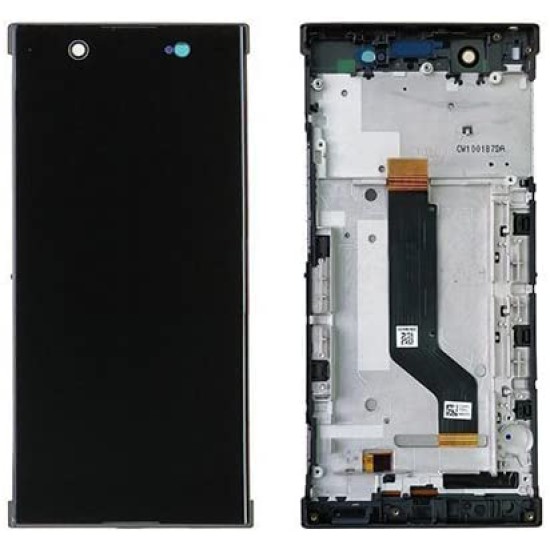 TOUCH+DISPLAY COM FRAME SONY XPERIA XA1 G3121,G3123,G3125 PRETO